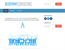 Tablet Screenshot of consultblueprint.com